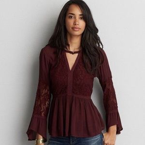 American Eagle Lace Top